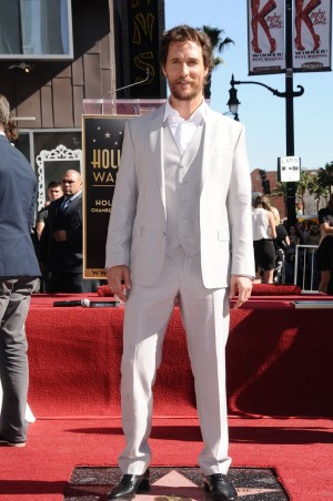 マシュー・マコノヒー、ハリウッド殿堂入り!