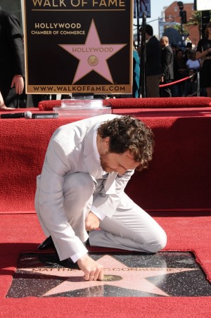 マシュー・マコノヒー、ハリウッド殿堂入り!