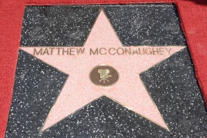 マシュー・マコノヒー、ハリウッド殿堂入り!