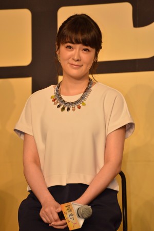 貫地谷しほり『悼む人』完成報告会見