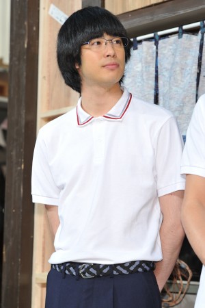 渡辺大知、NHK連続テレビ小説『まれ』のスタジオ取材会にて