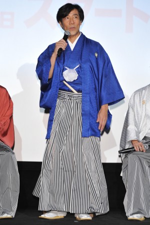 岸谷五朗、ドラマ『残念な夫。』制作発表イベントに登場