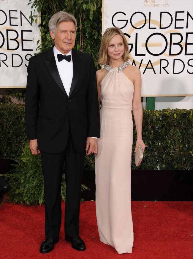 72th Golden Globe Awards  20150111　「第72回ゴールデン・グローブ賞」Harrison Ford、Calista
