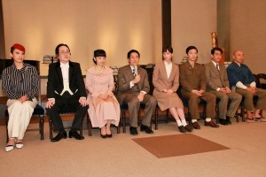 NHKドラマ『紅白が生まれた日』取材会の様子