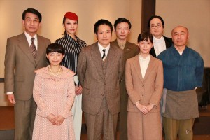 NHKドラマ『紅白が生まれた日』取材会の様子