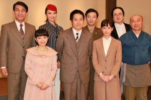 NHKドラマ『紅白が生まれた日』取材会の様子