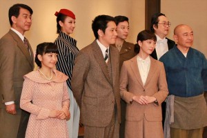 NHKドラマ『紅白が生まれた日』取材会の様子