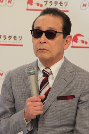 『ブラタモリ』取材会に登場したタモリ