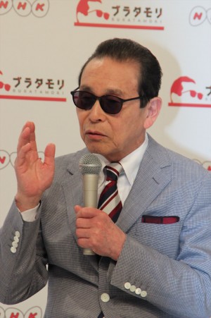 『ブラタモリ』取材会に登場したタモリ