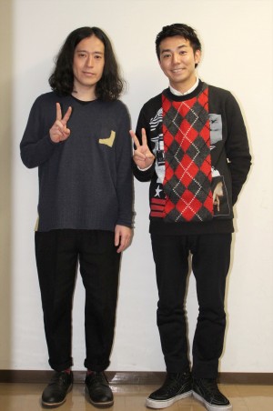 Dlife『ラジオな2人』でMCを務める、ピースの綾部祐二と又吉直樹