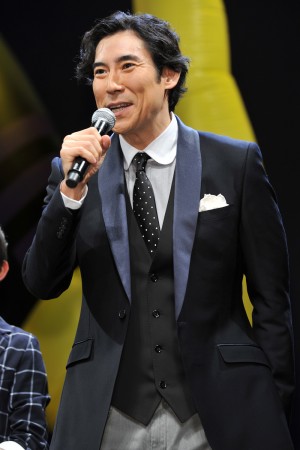 高嶋政伸、『暗殺教室』完成披露試写会にて