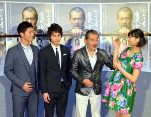 木曜時代劇『かぶき者慶次』記者会見にて