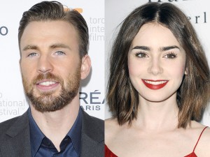 熱愛発覚のクリス・エヴァンス＆リリー・コリンズ、食事デートで初の2ショット[セレブ＆ゴシップ]