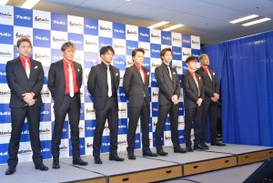 ブルボン「フェットチーネグミ」新CM発表会に登場したGENERATIONS from EXILE TRIBE