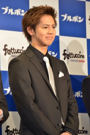 ブルボン「フェットチーネグミ」新CM発表会に登場したGENERATIONS from EXILE TRIBE
