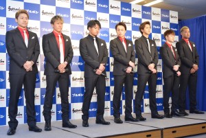 ブルボン「フェットチーネグミ」新CM発表会に登場したGENERATIONS from EXILE TRIBE