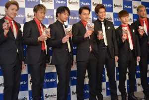 ブルボン「フェットチーネグミ」新CM発表会に登場したGENERATIONS from EXILE TRIBE