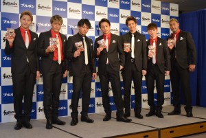 ブルボン「フェットチーネグミ」新CM発表会に登場したGENERATIONS from EXILE TRIBE