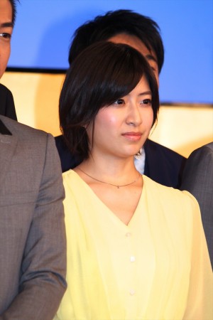 『まんまこと~麻之助裁定帳~』制作発表に出席した南沢奈央