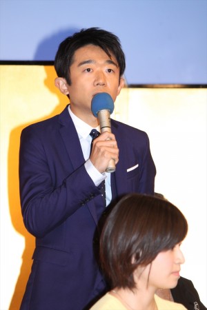 『まんまこと~麻之助裁定帳~』制作発表に出席したえなりかずき