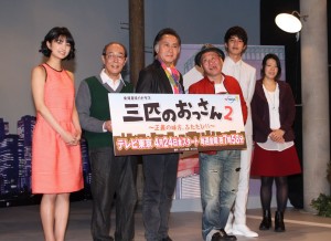『三匹のおっさん2』記者会見の様子