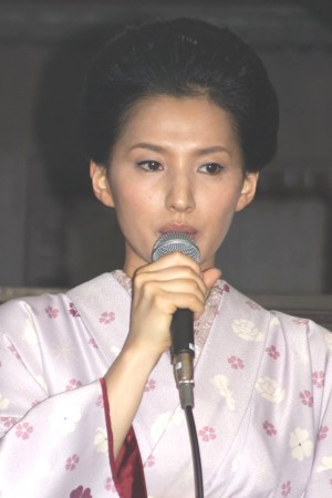 芦名星、『天皇の料理番』制作発表記者会見にて