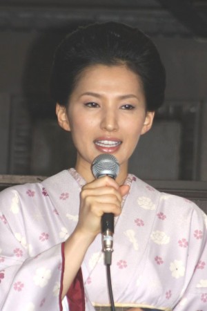 芦名星、『天皇の料理番』制作発表記者会見にて