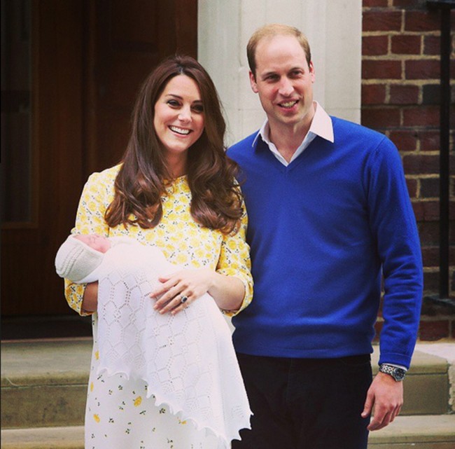 ウィリアム王子、キャサリン妃、ジョージ王子、王女　20150502