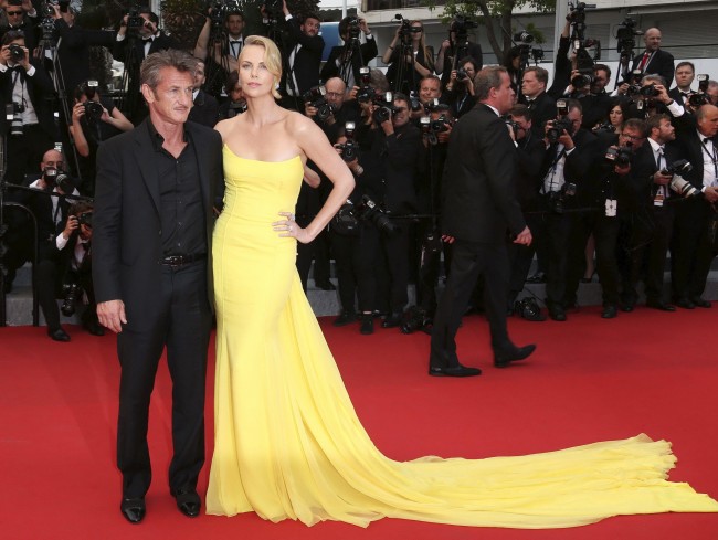 第68回カンヌ国際映画祭　20150514／The 68th Annual Cannes Film Festival／シャーリーズ・セロン　Charlize Theron、ショーン・ペン　Sean Penn