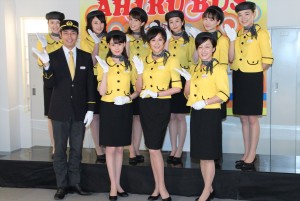 『ある日、アヒルバス』スタジオ取材会の様子