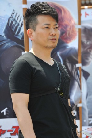 宮迫博之、『アベンジャーズ/エイジ・オブ・ウルトロン』大ヒット祈願イベントにて