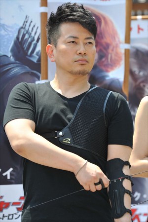宮迫博之、『アベンジャーズ/エイジ・オブ・ウルトロン』大ヒット祈願イベントにて