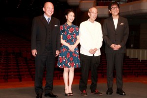 『青い種子は太陽のなかにある』製作発表会見の様子