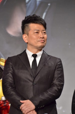 『アベンジャーズ エイジ・オブ・ウルトロン』来日ジャパンプレミアに登場した宮迫博之(雨上がり決死隊)