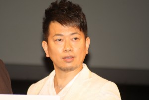 『アベンジャーズ/エイジ・オブ・ウルトロン』日本語版完成披露試写会に登場した宮迫博之(雨上がり決死隊)