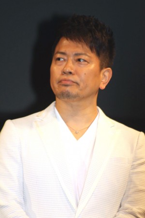 『アベンジャーズ/エイジ・オブ・ウルトロン』日本語版完成披露試写会に登場した宮迫博之(雨上がり決死隊)