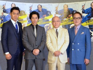 BS時代劇『一路』記者会見の様子