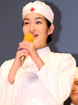 高梨臨、『レッドクロス~女たちの赤紙~』会見にて