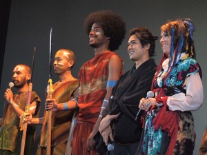 『猫侍 南の島へ行く』完成披露イベントの様子
