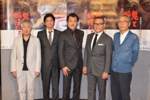 『鬼と呼ばれた男』完成披露試写会の模様