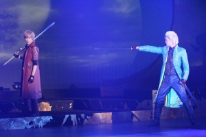 『戦国BASARA vs Devil May Cry』公開舞台稽古の様子