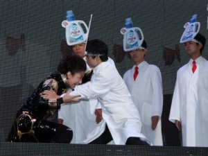 「アリエール サイエンスプラス イオンパワージェル」発売記念イベントに登壇した浜口京子