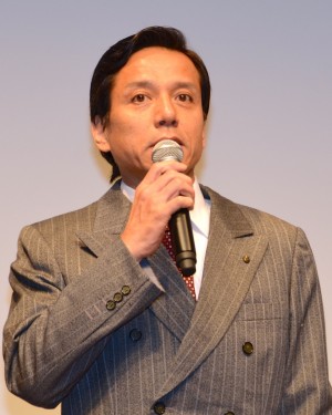 『連続ドラマW しんがり~山一證券 最後の聖戦~』完成披露試写会に出席した勝村政信