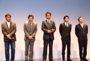 『連続ドラマW しんがり~山一證券 最後の聖戦~』完成披露試写会の様子