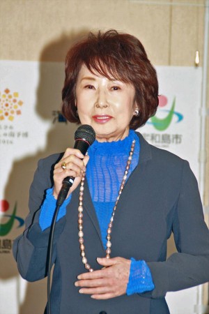 『海すずめ』製作発表記者会見に登壇した吉行和子
