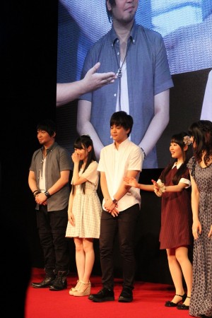 『スターオーシャン5 -Integrity and Faithlessness-』ステージに登場した中村悠一、小倉唯、石川界人、東山奈央、遠藤綾