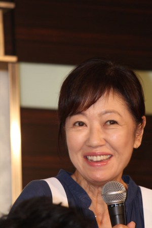 ドラマ『無痛~診える眼~』の制作発表会に登壇した浅田美代子