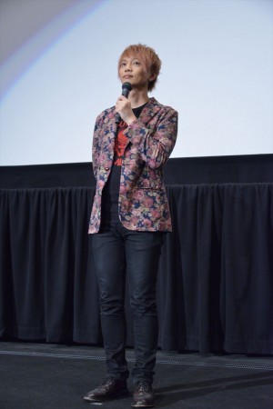 『サイボーグ009VSデビルマン』の完成披露上映会に登壇した声優の浅沼晋太郎
