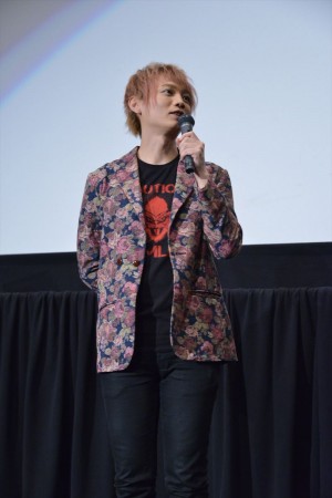 『サイボーグ009VSデビルマン』の完成披露上映会に登壇した声優の浅沼晋太郎
