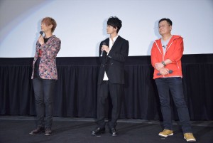 『サイボーグ009VSデビルマン』の完成披露上映会の様子